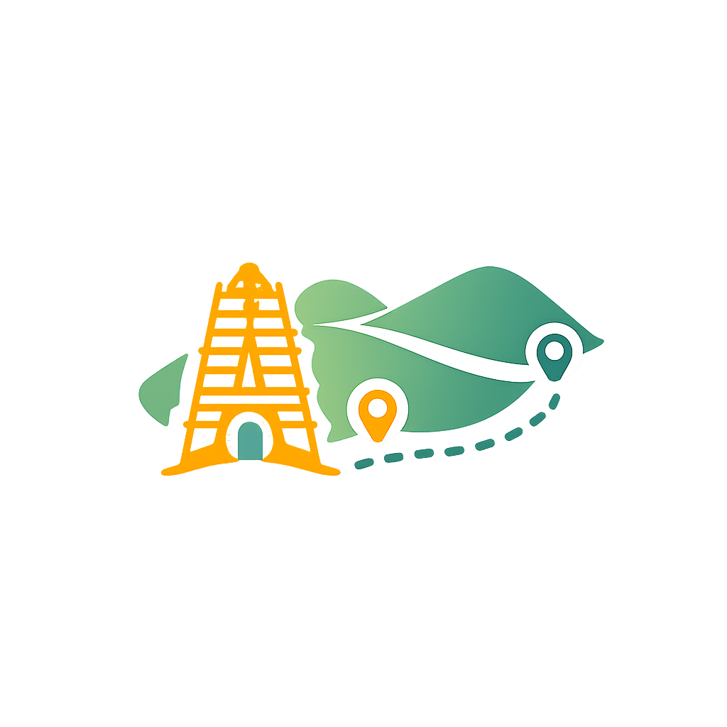 Temple and hills route icon